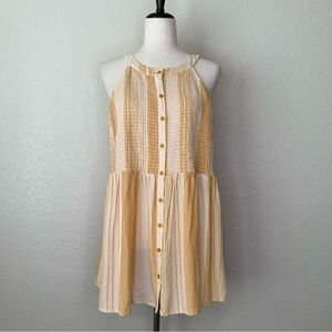 Torrid Babydoll Rayon Crepe Smocked Tank Top Size 1X